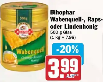 AEZ Bihophar Wabenquell-, Raps- oder Lindenhonig Angebot