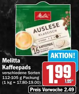 AEZ Melitta Kaffeepads Angebot