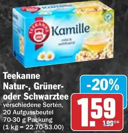 AEZ Teekanne Natur-, Grüner- oder Schwarztee Angebot