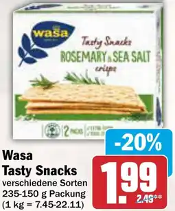 AEZ Wasa Tasty Snacks Angebot