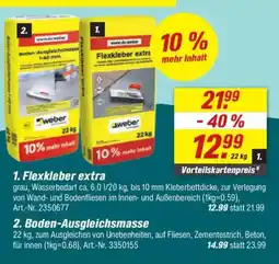toom Baumarkt weber 2. Boden-Ausgleichsmasse Angebot