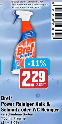 AEZ Bref Power Reiniger Kalk & Schmutz oder WC Reiniger Angebot