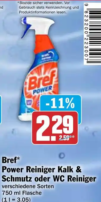 AEZ Bref Power Reiniger Kalk & Schmutz oder WC Reiniger Angebot