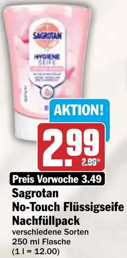 AEZ Sagrotan No-Touch Flüssigseife Nachfüllpack Angebot