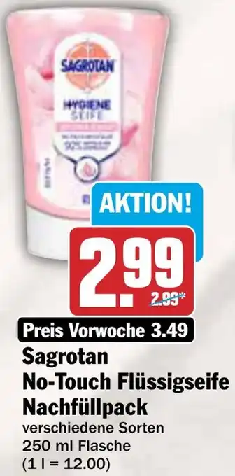 AEZ Sagrotan No-Touch Flüssigseife Nachfüllpack Angebot