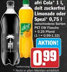 AEZ afri Cola, deit zuckerfrei Limonade oder Spezi Angebot