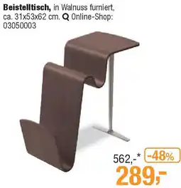 Opti Wohnwelt Beistelltisch Angebot