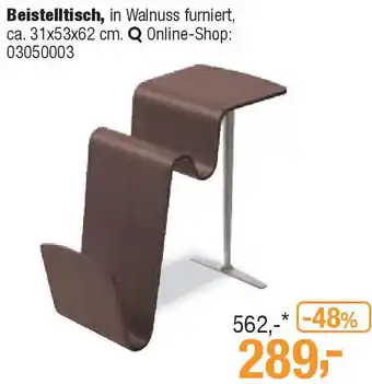 Opti Wohnwelt Beistelltisch Angebot
