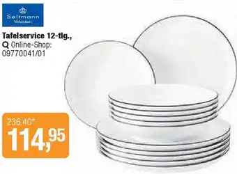 Opti Wohnwelt Seltmann Weiden Tafelservice 12-tlg. Angebot