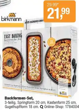 Opti Wohnwelt birkmann Backformen-Set Angebot