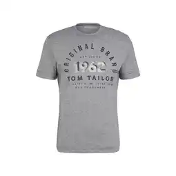 Netto Marken-Discount Tom Tailor T-Shirt Gestreiftes Kurzarmshirt mit Rundhalsausschnitt und Print Angebot