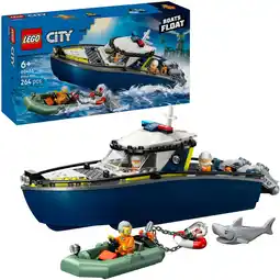 Netto Marken-Discount LEGO Konstruktionsspielzeug City Verfolgungsjagd im Polizeiboot Angebot