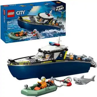 Netto Marken-Discount LEGO Konstruktionsspielzeug City Verfolgungsjagd im Polizeiboot Angebot
