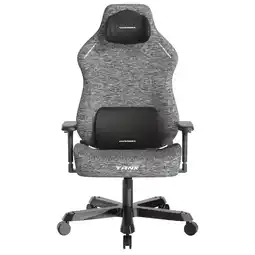Netto Marken-Discount DXRacer Gaming Stuhl, GC/XXLTM23FBE/G, TANK Serie, Stoffbezug grau meliert, 180kg Angebot