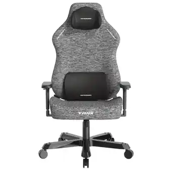 Netto Marken-Discount DXRacer Gaming Stuhl, GC/XXLTM23FBE/G, TANK Serie, Stoffbezug grau meliert, 180kg Angebot