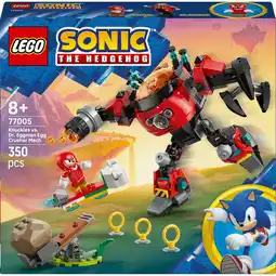 Netto Marken-Discount LEGO Konstruktionsspielzeug Sonic the Hedgehog Knuckles vs. Dr. Eggmans Egg Crusher Mech Angebot