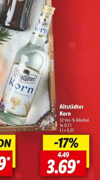 Lidl Altstädter korn Angebot