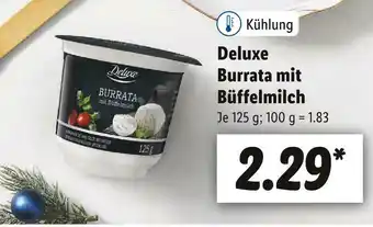 Lidl Deluxe burrata mit büffelmilch Angebot