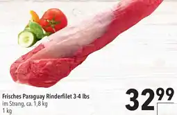 CITTI Markt Frisches Paraguay Rinderfilet 3-4 lbs Angebot