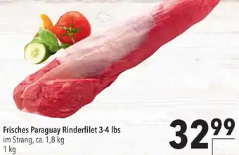 CITTI Markt Frisches Paraguay Rinderfilet 3-4 lbs Angebot
