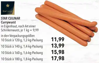 CITTI Markt STAR CULINAR Currywurst Angebot