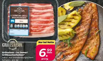 NETTO Grillsaison Iss immer! Grillbauchscheiben Angebot