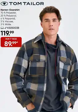 Galeria TOM TAILOR Herren-Overshirt Angebot