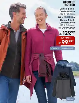 Galeria GLOBE TROTTER Damen 3-in-1 Outdoor-Jacke Angebot