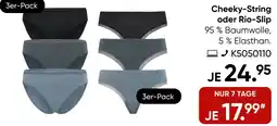 Galeria SCHIESSER Cheeky-String oder Rio-Slip Angebot