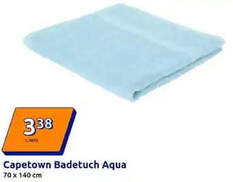 Action Capetown Badetuch Aqua Angebot