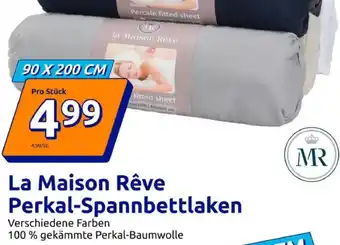 Action La Maison Rêve Perkal-Spannbettlaken Angebot