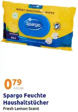 Action Spargo Feuchte Haushaltstücher Angebot