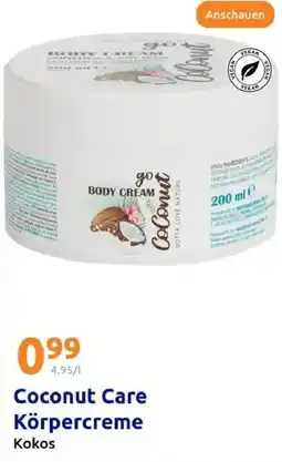 Action Coconut Care Körpercreme Angebot