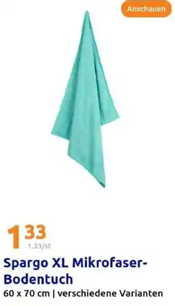 Action Spargo XL Mikrofaser Bodentuch Angebot