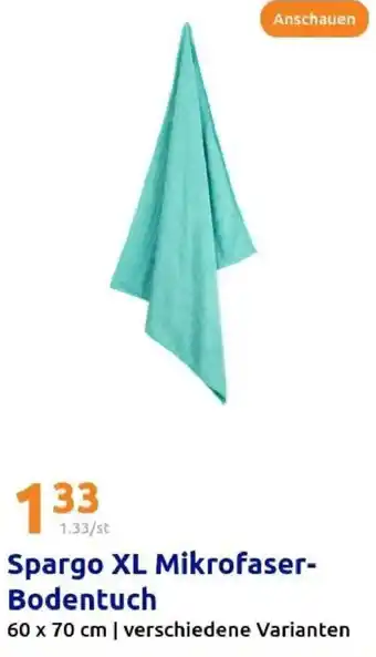 Action Spargo XL Mikrofaser Bodentuch Angebot