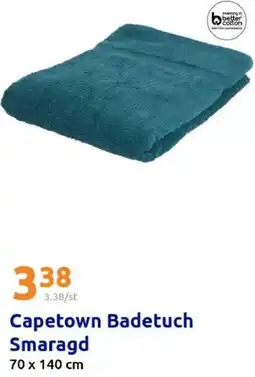 Action Capetown Badetuch Smaragd Angebot