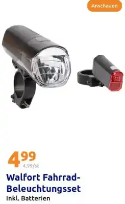 Action Walfort Fahrrad Beleuchtungsset Angebot