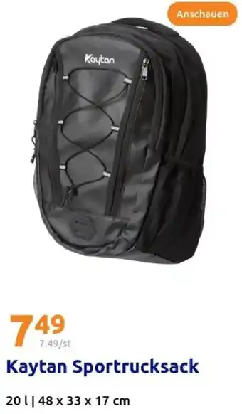 Action Kaytan Sportrucksack Angebot