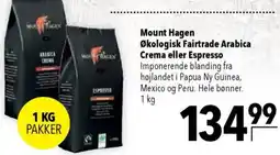CITTI Markt Mount Hagen Økologisk Fairtrade Arabica Crema eller Espresso Angebot