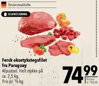 CITTI Markt Fersk oksetykstegsfilet fra Paraguay Angebot