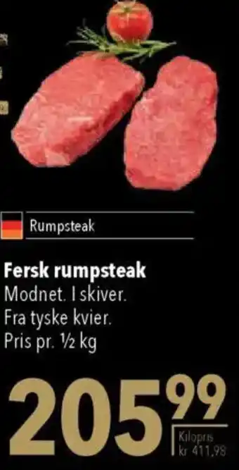 CITTI Markt Fersk rumpsteak Angebot
