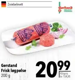 CITTI Markt Gerstand Frisk løgpølse Angebot