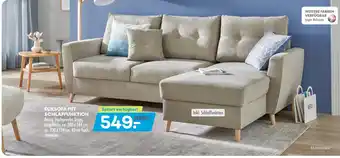 Möbel Kraft Ecksofa mit schlaffunktion Angebot