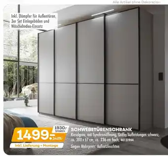 Möbel Kraft Schwebetürenschrank Angebot