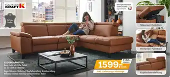 Möbel Kraft Kollektion kraft ledergarnitur Angebot