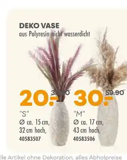 Möbel Kraft Deko vase s Angebot