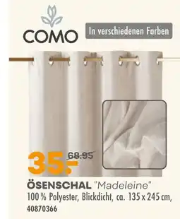 Möbel Kraft Como ösenschal madeleine Angebot