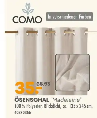 Möbel Kraft Como ösenschal madeleine Angebot