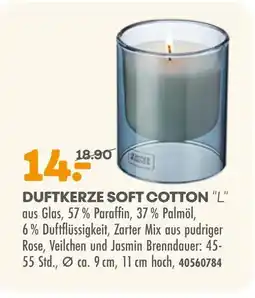Möbel Kraft Duftkerze soft cotton l Angebot