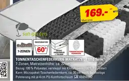 Höffner Sun garden tonnentaschenfederkern-matratze „t1010 turin“ Angebot